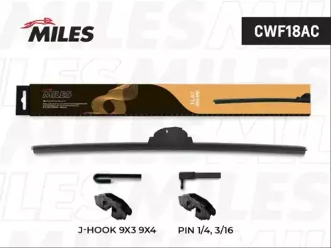 Щетка стеклоочистителя бескаркасная CWF18AC MILES Miles Slim 450/18'' мм/" 1 шт