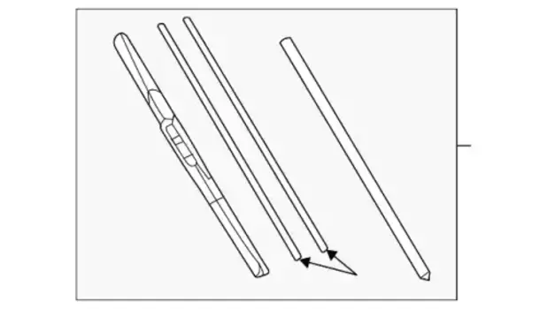 Щетка стеклоочистителя бескаркасная KA1F67330 MAZDA 600/24'' мм/"
