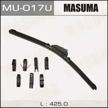 Щетка стеклоочистителя бескаркасная MU-017U MASUMA Masuma Flat 425/17'' мм/" 1 шт