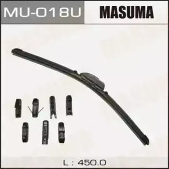 Щетка стеклоочистителя бескаркасная MU-018U MASUMA Masuma Flat 450/18'' мм/" 1 шт
