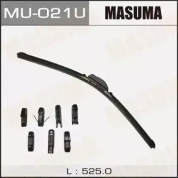 Щетка стеклоочистителя бескаркасная MU-021U MASUMA Masuma Flat 525/21'' мм/" 1 шт