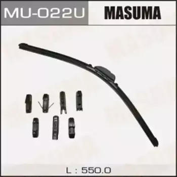 Щетка стеклоочистителя бескаркасная MU-022U MASUMA Masuma Flat 550/22'' мм/" 1 шт