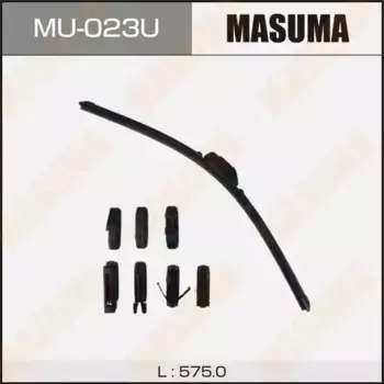 Щетка стеклоочистителя бескаркасная MU-023U MASUMA 575/23'' мм/" 1 шт