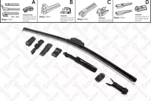Щетка стеклоочистителя гибридная 104 550-SX STELLOX 550/22'' мм/" 1 шт