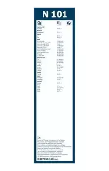 Щетка стеклоочистителя каркасная 3 397 018 198 BOSCH BOSCH Twin грузовой 1000/40'' мм/" 1 шт