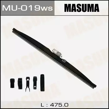 Щетка стеклоочистителя каркасная MU019WS MASUMA Masuma Optimum 475/19'' мм/" 1 шт