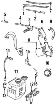 Щетка стеклоочистителя LR154774 LAND ROVER