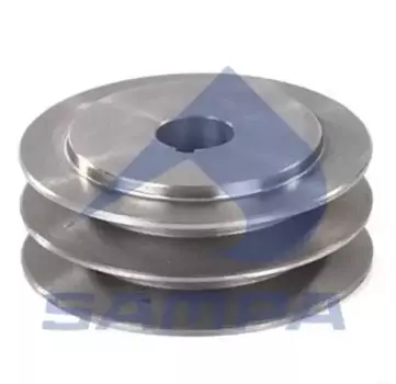 шкив генератора! 2-ух ручейковый ремня генератора\ MAN M/F2000 19-41.423 022.285 SAMPA