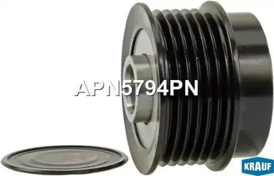 шкив генератора!\ Jeep Cherokee 2.5/2.8 CRD 01>, Dodge Caravan 3.3/3.8 00> APN5794PN KRAUF