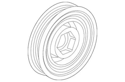 Шкив коленвала HONDA 13810R40A01