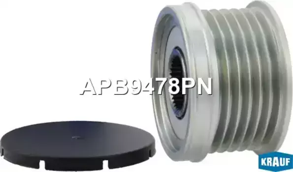 шкив обгонный генератора!\ HYUNDAI Santa Fe 2.4 10-12/Sonata 2.0, SsangYong Kyron 04> APB9478PN KRAUF