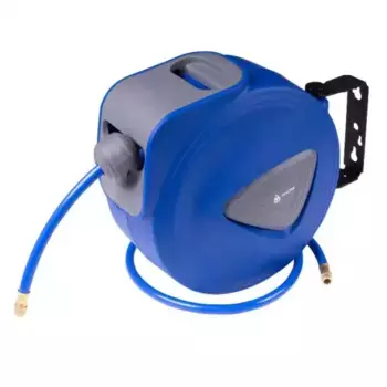 шланг пневматический! 8х12мм, 10м, на автомат. катушке, полиуретановый, резьба 1/4'\ 681-08110HR МАСТАК