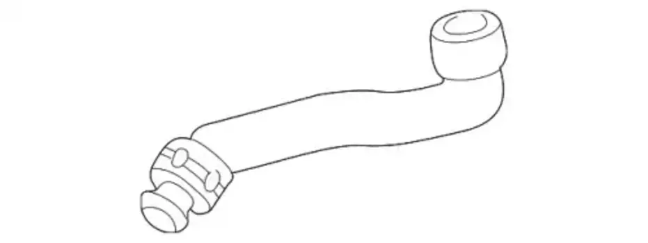 ШЛАНГ РАДИАТОРА 2035012682 MB