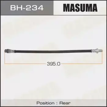 шланг торм. зад.! L=395\ Toyota Mark II 88-93 BH-234 MASUMA