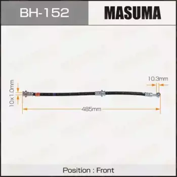 шланг тормозной! перед. лев. L 496\ Nissan Sunny BH-152 MASUMA