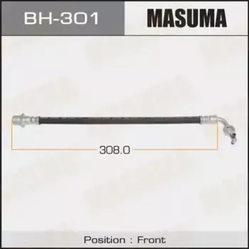 шланг тормозной перед.!\ Toyota Land Cruiser J100 98-07 BH301 MASUMA