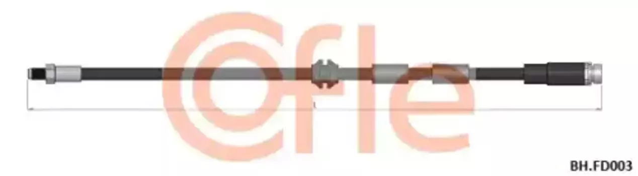 шланг тормозной передний! L=448\ Ford Mondeo 1.8-3.0/2.0TDCi/2.2TDCi 00>