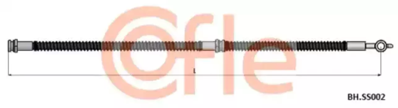 шланг тормозной передний лев.+прав.!L350\Daewoo Espero 1.5-2.0i 91-99/Lanos 1.3-1.6i 97>