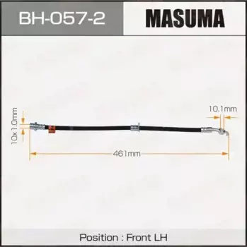 шланг тормозной передний левый! L=497\ Toyota RAV4 2.0 94-00 BH-057-2 MASUMA