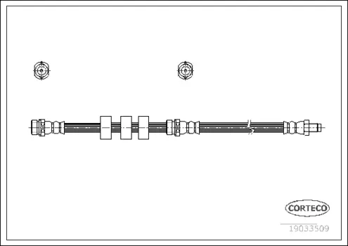 шланг тормозной передний!\ Mazda Tribute 00-08