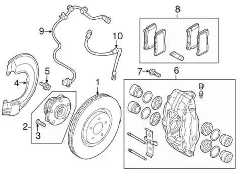 шланг тормозной передний правый!\ Mitsubishi 4650A530