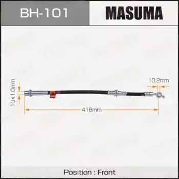 шланг тормозной передний!\ Toyota Hi-Ace LXH18 4WD 95> BH-101 MASUMA