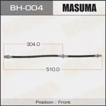 шланг тормозной передний!\ Toyota Mark II BH-004 MASUMA
