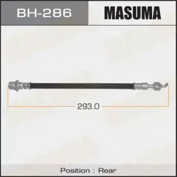 шланг тормозной! зад. L=293\ Toyota Corolla all 92-00 BH-286 MASUMA