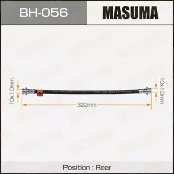 шланг тормозной! зад. L=326\ Toyota RAV4 2.0 16V 94> BH-056 MASUMA
