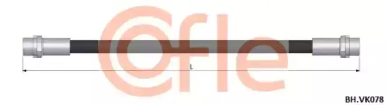 Шланг тормозной задн MERCEDES Sprinter 96- VW LT 96- 92.BH.VK078 COFLE