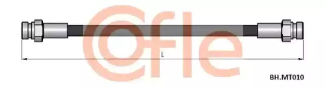 Шланг тормозной задн MITSUBISHI Pajero Pinin 99- 92.BH.MT010 COFLE