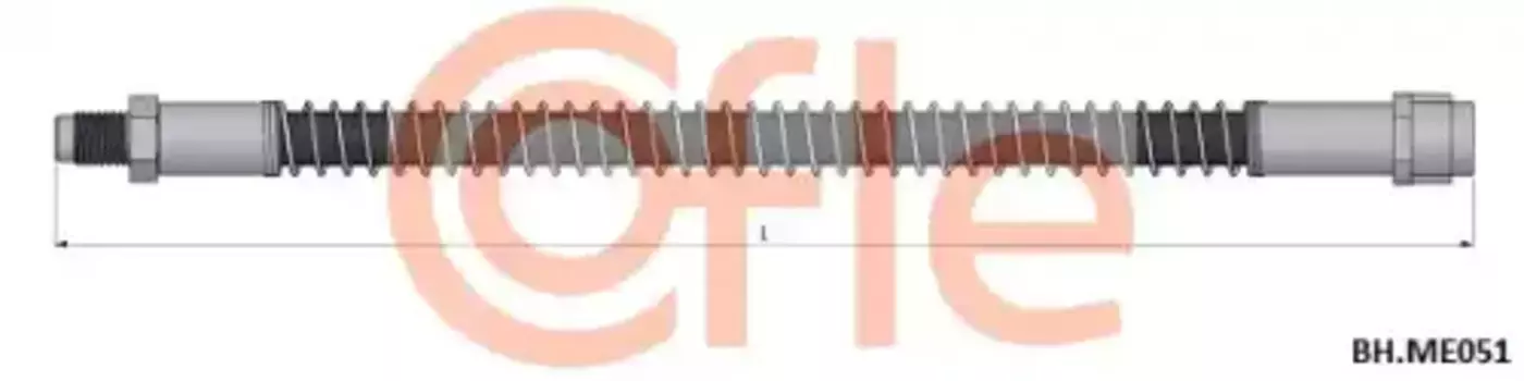 шланг тормозной задний! L=270\ MB W220 2.8-6.0/3.2CDI/4.0CDI 99-06