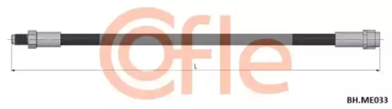 шланг тормозной задний! L=325\ MB W163 2.3-5.5 98-00