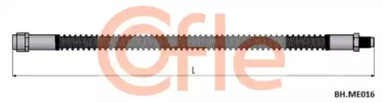 шланг тормозной задний! L=329 \ MB W204/S204/W220 09>