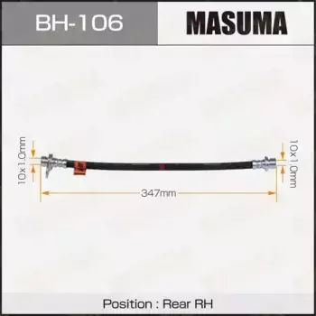 шланг тормозной задний прав.!\ Toyota Carina/Corolla 1.3-2.0D 87-93 BH-106 MASUMA