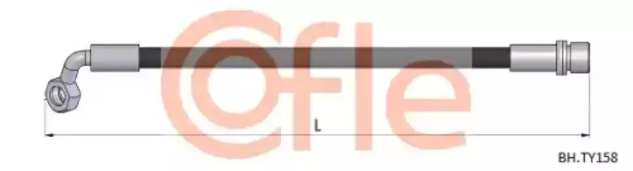 шланг тормозной задний правый! L=275\ Toyota Land Cruiser 4.7/4.2TD 98>