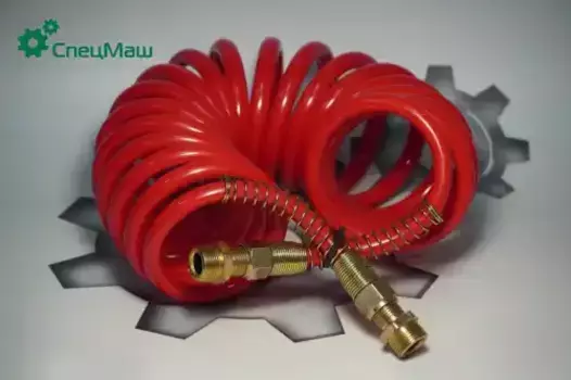 шланг витой! красный М22х1,5 (7.5 м ПОЛИАМИД)\МАЗ, КАМАЗ 452.711.004.0-6 СПЕЦМАШ