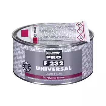 шпатлевка! бел. 1л PRO F232 UNIVERSAL LIGHT POLYESTER FILLER полиэфирная мультизернистая\ 2320100001 BODY