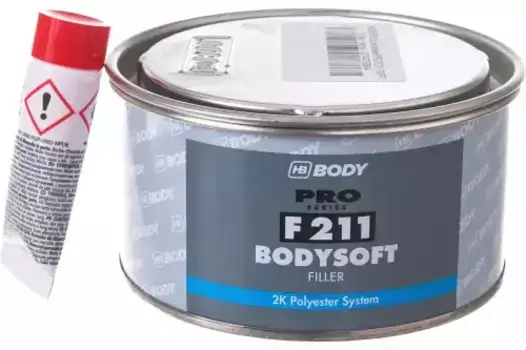 шпатлевка! BODY св-жел. 0.38кг PRO F211 SOFT полиэфирная среднезернистая\ 2112300050