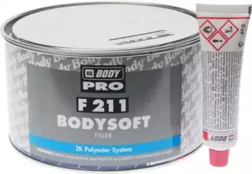 шпатлевка! BODY св-жел. 1.8кг PRO F211 SOFT полиэфирная среднезернистая\ 2112300012