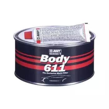 шпатлевка! св-жел. 0.9кг PROLINE 611 унив. полиэфир. быстросох. среднезер. виды металлов\ 6110300001 BODY