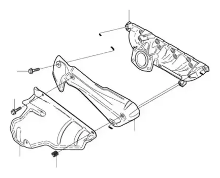 шпилька! M8x50mm\ Volvo 982667