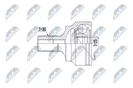 ШРУС наружный NTY NPZ-ME-021
