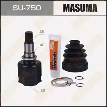 ШРУС внутренний комплект! 26x40x28 (1/6)\ Suzuki Ecudo 10-17 SU-750 MASUMA