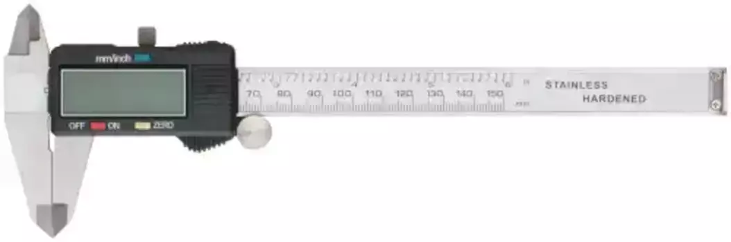 штангенциркуль! цифровой 150мм, шаг 0.01мм, стальной, глубиномер, кейс\ ATBQ005 AIRLINE