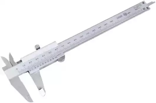 штангенциркуль! нониусный 150мм, шаг 0.02мм, стальной, глубиномер, кейс\ ATBQ008 AIRLINE