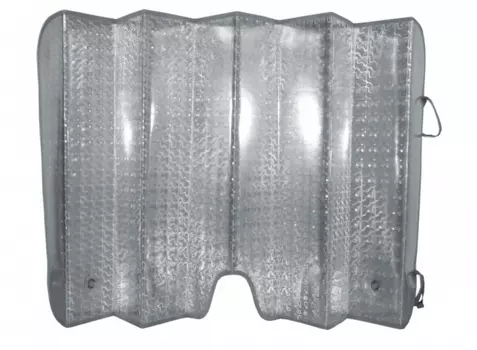 шторка солнцезащитная! на лобовое стекло 'LASER' 150x80см\