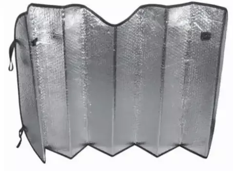 шторка солнцезащитная! на лобовое стекло 'Single Bubble' 130x60см\