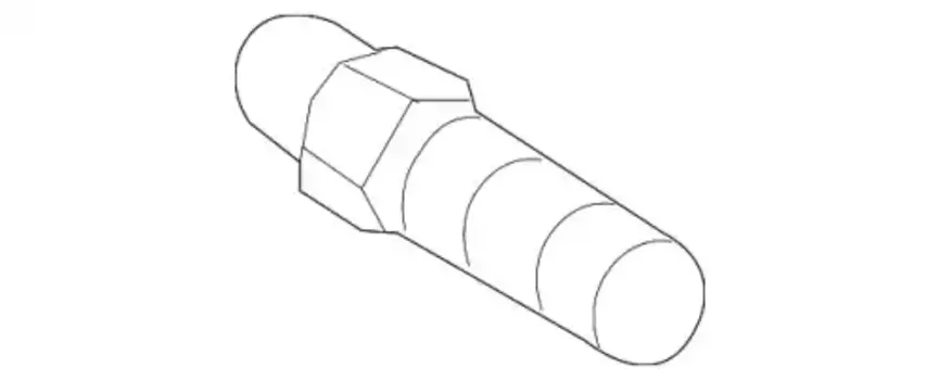 ШТУЦЕР ПЕРЕДНЕГО ТОРМОЗНОГО СУППОРТА MB928290 MITSUBISHI