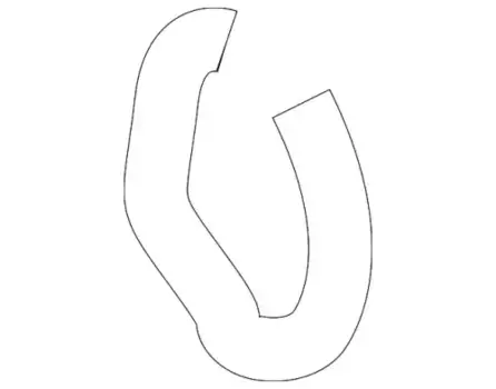 скоба! металлическая\ VW Passat B5 1J0145769B VAG